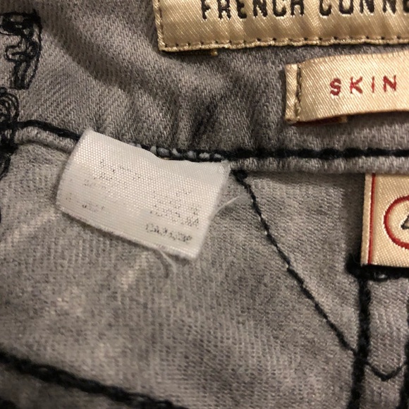 French Connection denim tie dye skinny jeans - Picture 11 of 11